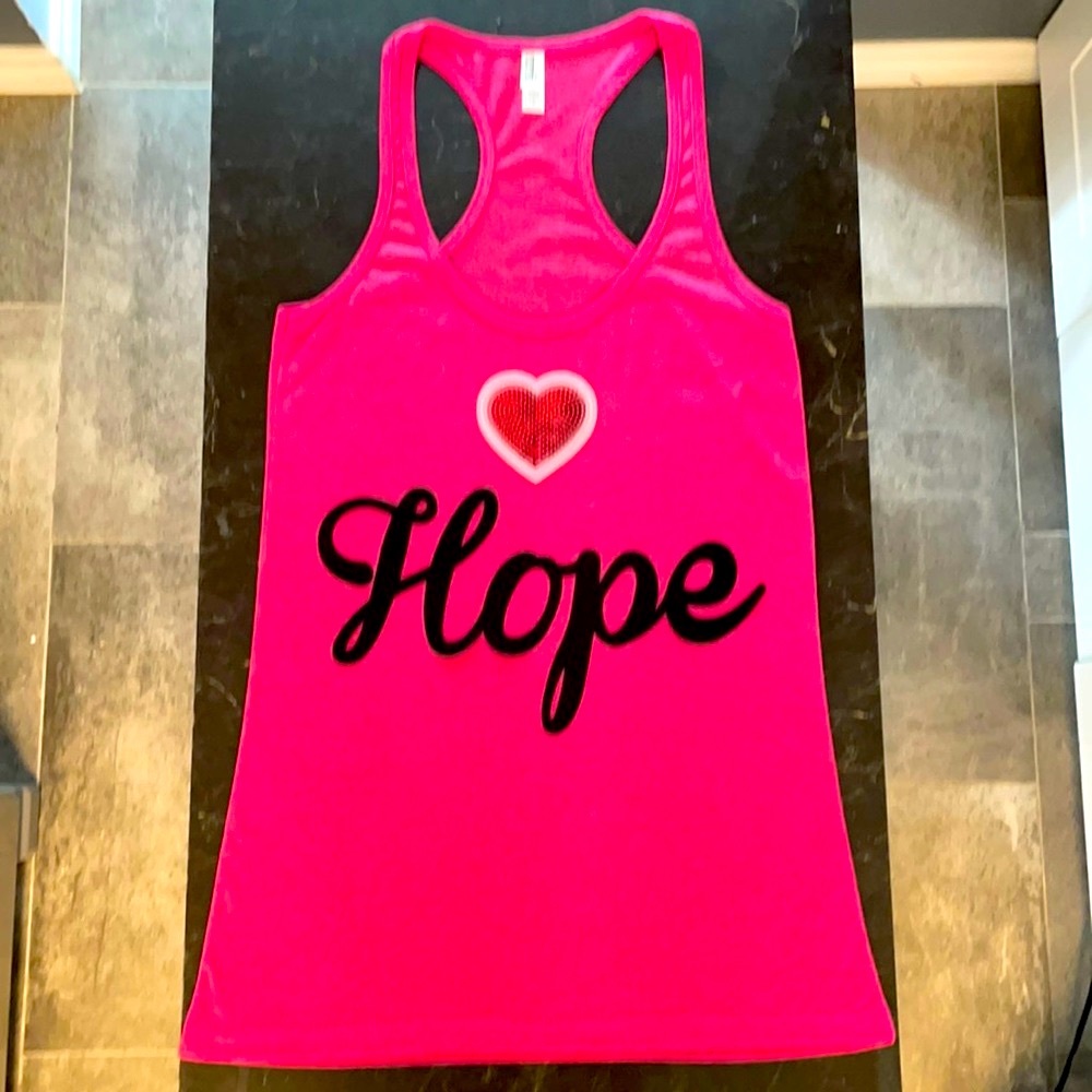 Change The World ~ HOPE + HEART RACERBACK TANK TOP